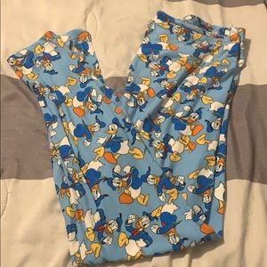 Donald Duck TC LuLaRoe Leggings